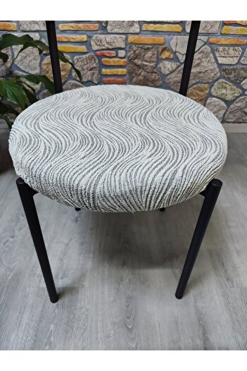 COVER TEKSTİL YENI MODEL SANDALYE KILIFI OTURMA 50X50 AGAÇ KABUĞU