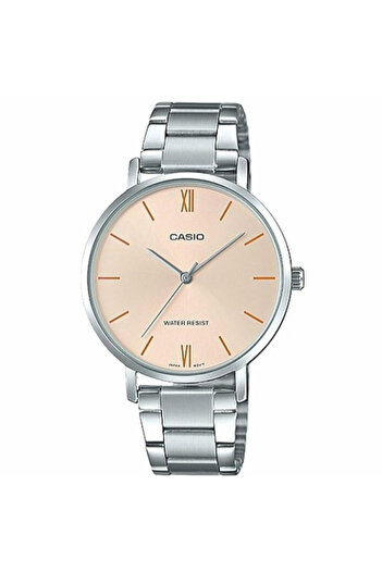 Casio CASIO Women's Analog Peach Dial Watch - LTP-VT01D-4BUDF
