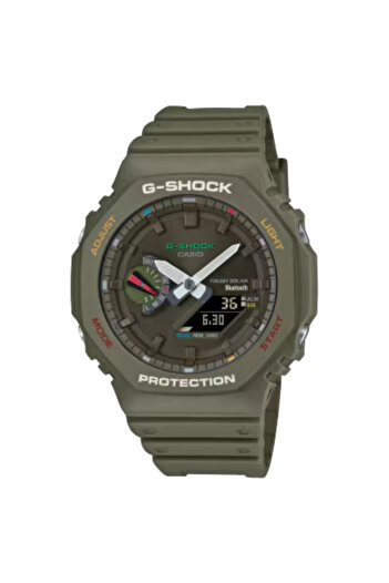 G-SHOCK G-Shock Men's Analog-Digital Green Dial Watch - GA-B2100FC-3ADR