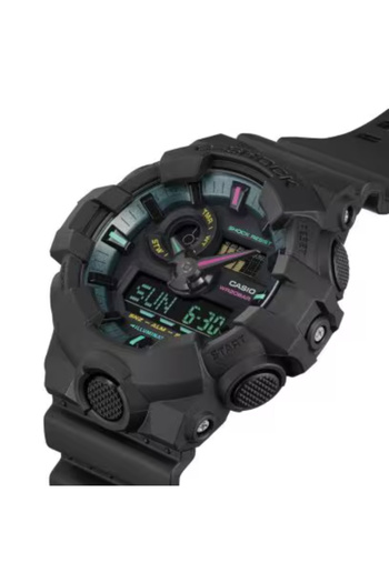 G-SHOCK G-Shock Men's Analog-Digital Black Dial Watch - GA-700MF-1ADR