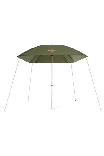 DELPHİN Delphin RAINY umbrella, diagonal 250 cm, green, carrying case, ropes and fixing nails