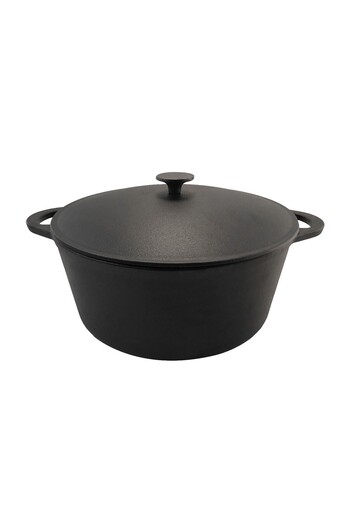 Perfect Home Cast iron pot with lid, round, 9 L, Perfect Home
