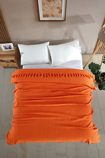 LADYNİL Double Natural Bedspread Pique 210X240 Orange