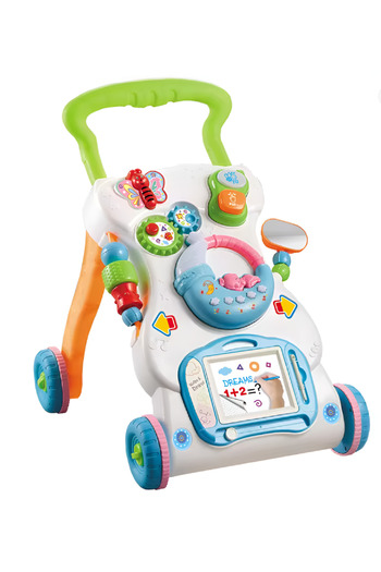 rexa Baby Walker 3 in 1 First Steps Push Along Bouncer Activity Music Toy