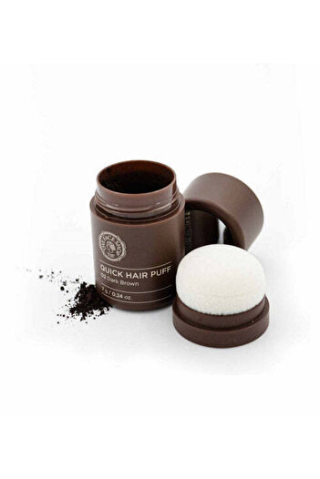 The Face Shop Quick Hair Puff Hair Powder || Dark Brown || To Cover Gaps in Hair