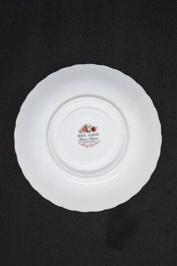 Royal Albert Cottage Garden Bone China England Antique Porcelain Coffee Cup Saucer 12 cm