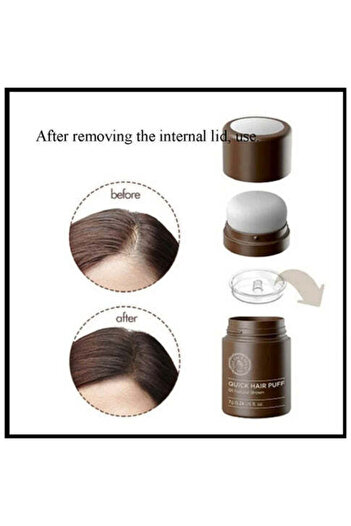 The Face Shop Quick Hair Puff Hair Powder || Natural Brown Color || To Cover Hair Gaps