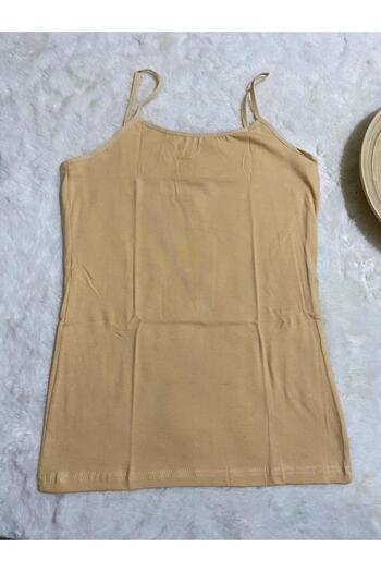 Tutku Women's Elastane String Strap Tank Top