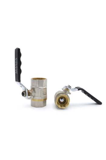 TAFASSELL 1" Italian Brass Black Manual Air Valve