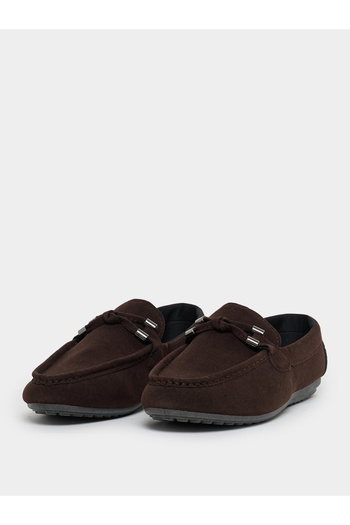 Styli Bow Detail Slip On Loafers