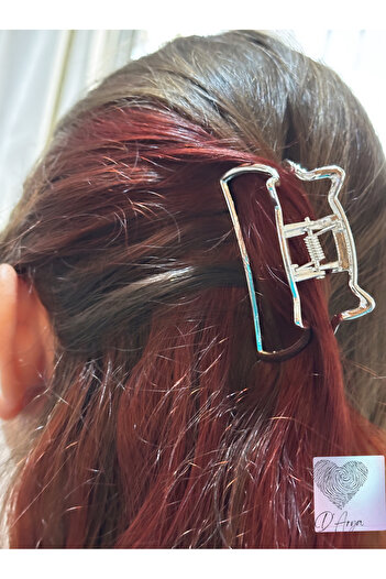 Darya Dd293 Silver Color Cat Metal Hairpin Hair Clip