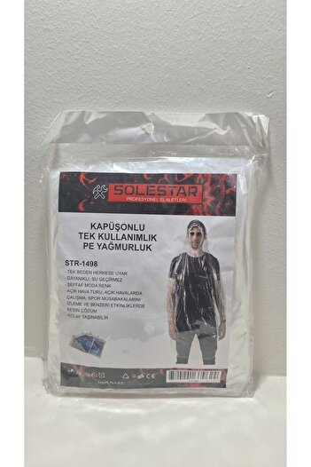 SOLESTAR Disposable Raincoat with Hood