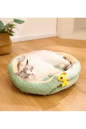 TaoTaoPets Super Soft Cat Bed with Memory Foam, Large Size 50 cm Plush Pet Sleeping Mat