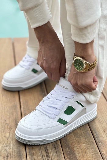 Chekich Ch2410 Cbt Avax Men's Sports Shoes White/green