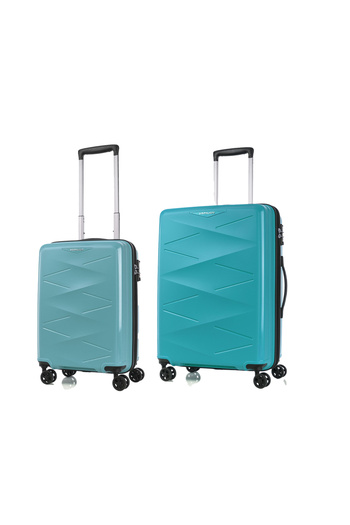 kamiliant TRIPRISM 2 PCS SET (55 + 68 CM) HARD Luggage BLUE