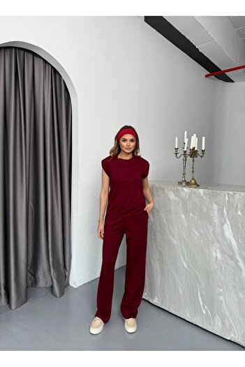İLKCET MODA Modal Fabric Padded Bottom Top Set