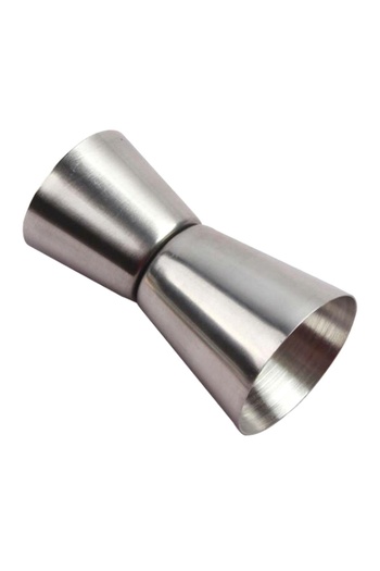 zola Cocktail measuring glass, ideal for any bartender, 2-sided, 25/50 ml, stainless steel