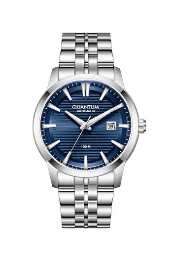 Quantum Qmg1191.390 Automatic Mechanism Steel Cord Steel Case 10 Atm Water Resistant Metallic Color