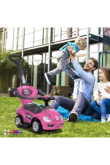 ALBADER 3-In-1 Push Car - Push Toddler Ride on Car, Toy Baby Stroller Walker | Safe Ride-On Toy