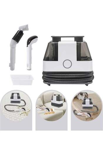 Generic Carpet Cleaner, Fast Heating, Wired Dry & Wet Cleaner, Self-Cleaning, for Carpet/Curtain/Car