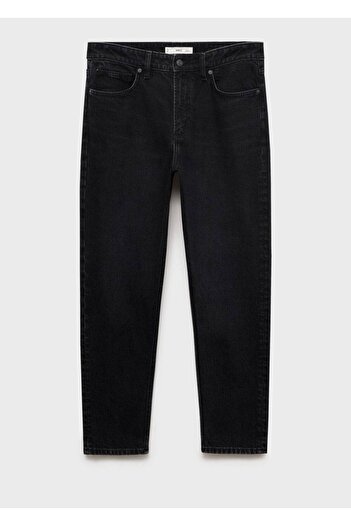 MANGO Man Ben cropped tapered fit jean pantolon