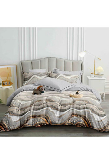 Five Store Single bed linen, Mikell, mercerized cotton, multicolor, 4 pieces