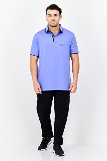 Head Men Sportswear Fit Short Sleeve Golf Polo Shirt, Lavender