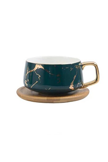 Generic Marble Coffee Mug - 300ml - Green