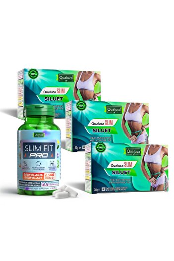 Qualuca Slimming complex – Slim Fit PRO (60 caps.) + Slim Siluet (3 boxes) | 30 days