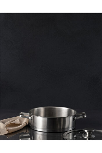Madame Coco Raye Short Pot - Steel - 24 cm