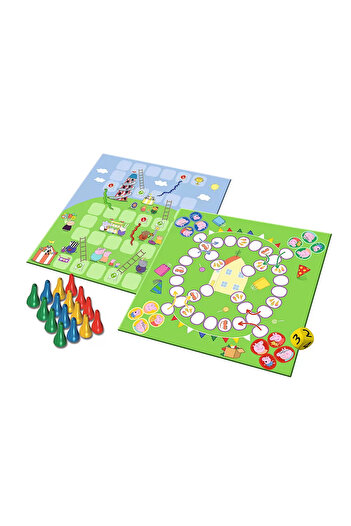 Trefl Prasátko Peppa 2v1 hra Ludo a schodiště