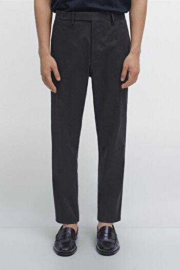 Massimo Dutti Pamuklu slim fit pantolon