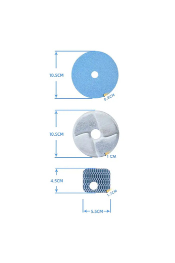 Linomag ® 2l Water Dispenser Replacement Filter, For Dogs And Cats, 10.5cm X 10.5cm