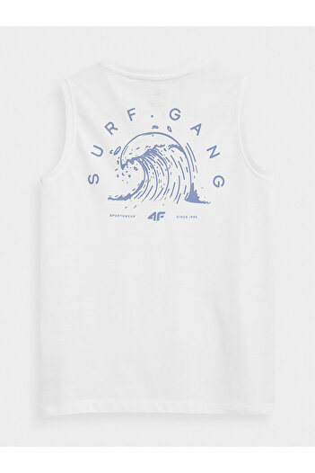 4F Boy Tank top 4FJSS23TTSHM284 White