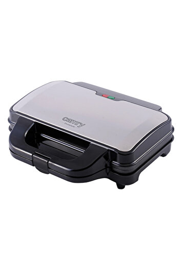 adler Sandwich maker XL, Camry, CR3054, 1300W, picioare de cauciuc, strat antiaderent, argintiu/gri