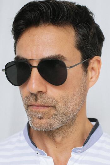 Bilge Karga Carson Anthracite Black Men's Sunglasses