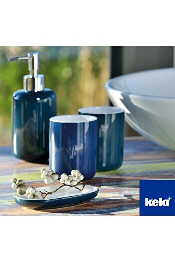 Kela Dozator sapun ISABELLA ceramica albastru verde