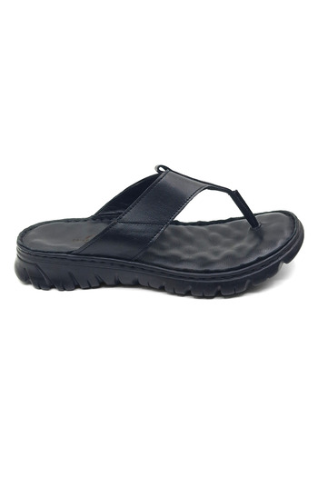 Cristante Zappella 100% Genuine Leather Flip Flops Leather Men's Slippers, Casual Slippers