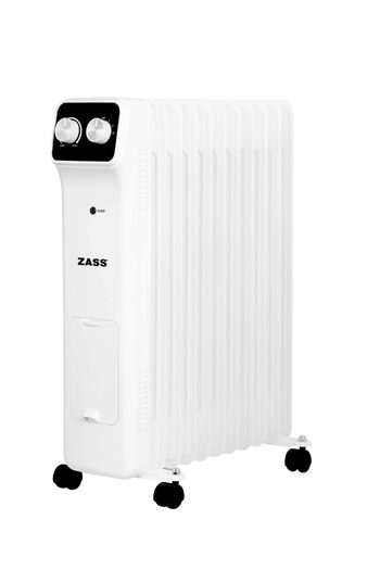 Zass Încălzitor electric cu ulei Zass ZR 11 N, 2500 W, 11 elemente, termostat reglabil, protecție la supraîncălzire