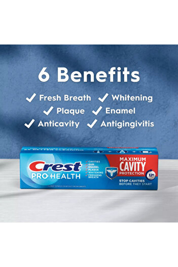 CREST Toothpaste, Crest, Pro-Health, Pro-Health, Cavity Protection, Protection Against Tartar and Cavities