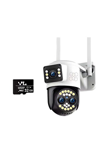 HexaCraft CCTV Video Surveillance Camera 3 Ultra HD Cameras, WIFI, HexaEye