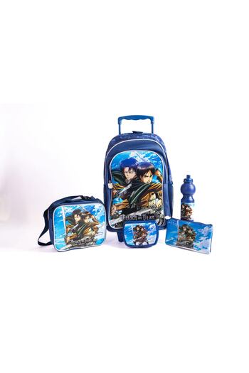 Titan 18"TROLLEYBAG+LUNCH BAG+PENCILCASE+WATER BOTTLE+LUNCH BOX