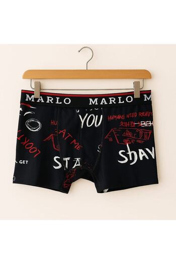 enmodaiçgiyim Patterned Cotton Lycra Men's Boxers