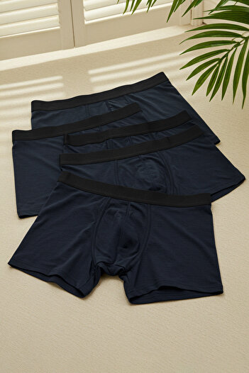 Trendyol Collection Navy Blue Boxer 5 csomag - TMNAW21BX0018