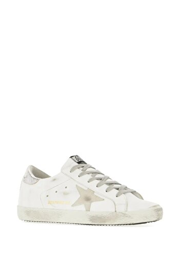 Golden Goose Sneaker Unisex ΛΕΥΚΟ, ΧΡΥΣΟ, ΑΣΗΜΙ