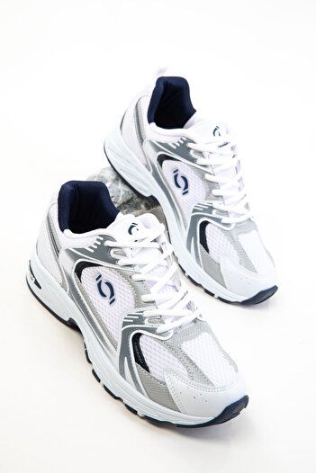 SOHO Dámské tenisky White-Ice-Navy Blue 18753
