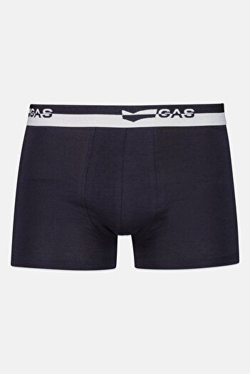 GAS Men Brand Logo Trunk Underwear, Navy