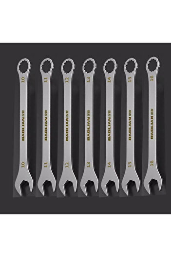 Choice1 B Ultra-thin Wrench Large Open-end Wrench Plum Dual-purpose Wrench Wholesale 4-27MM Cross-border Th.