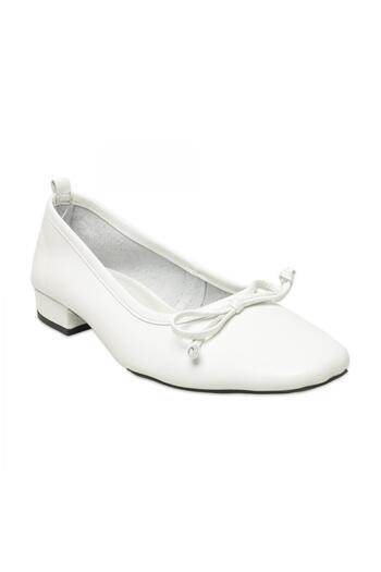 Mammamia D25Ya-810Z Daily White Women's Ballerinas