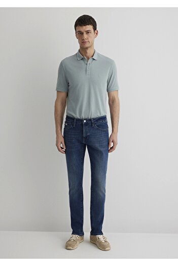 Mavi 0042288222 Jake Premium Blue Gölgeli Koyu Mavi Jean Pantolon